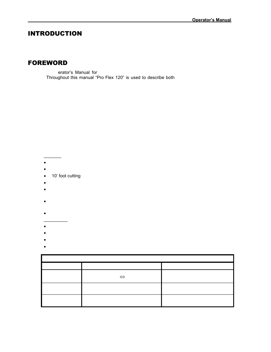 Introduction, Foreword | Progressive Turf Equipment Pro-Flex 120 14272040 And Above User Manual | Page 7 / 78