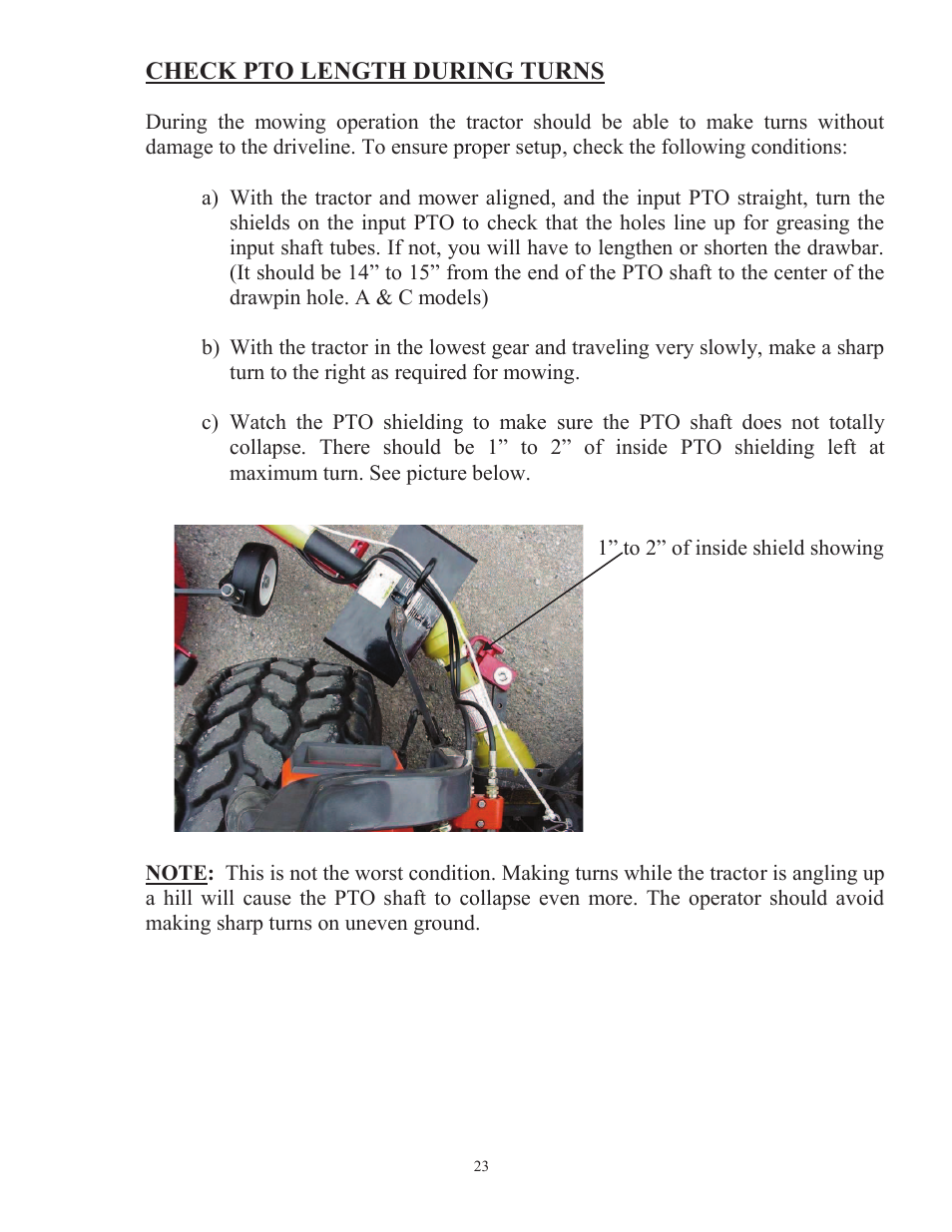 Progressive Turf Equipment TD 65-2 Serial Up to 1265-21375 User Manual | Page 26 / 71