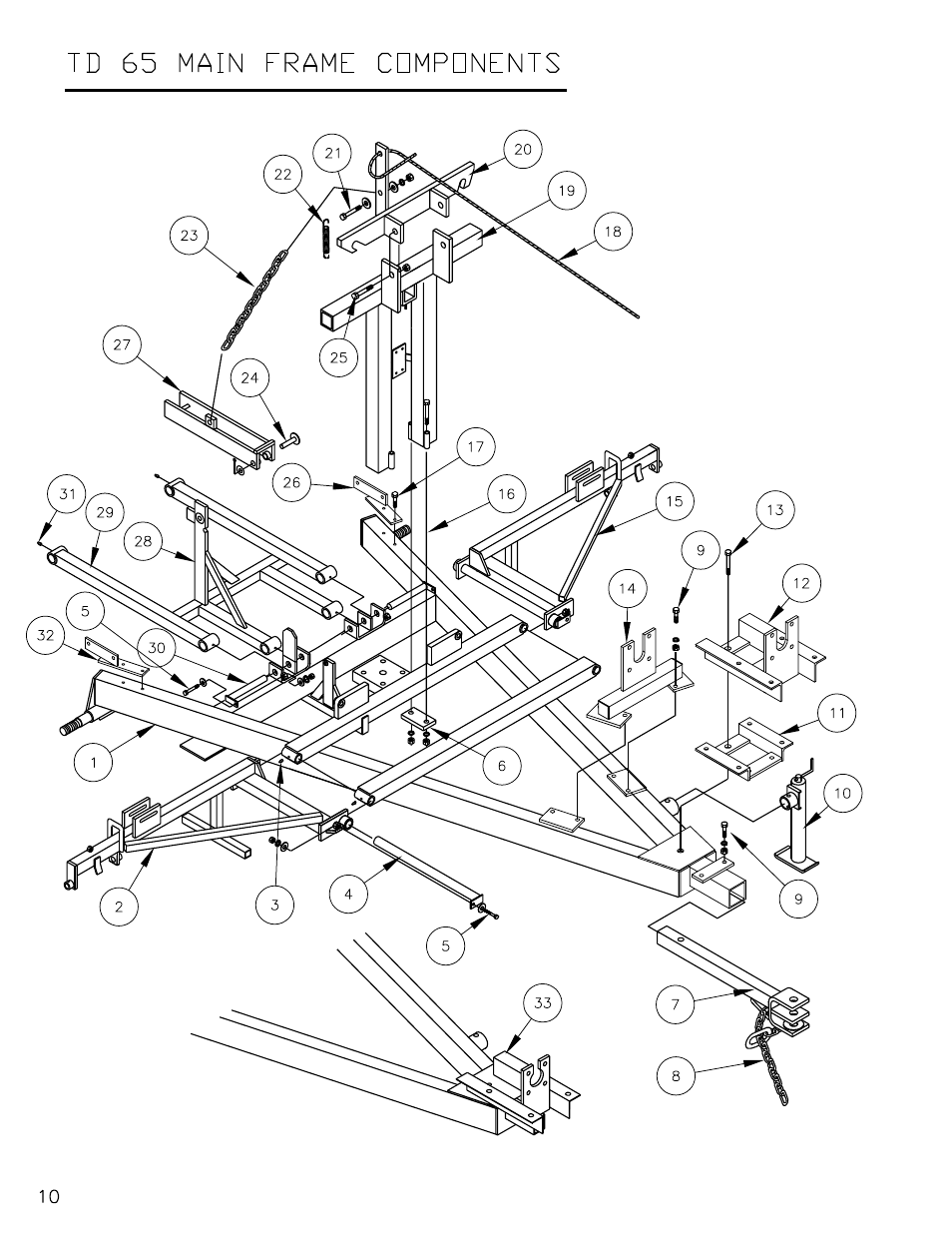 Progressive Turf Equipment TD 65-2 Serial Up to 1265-21375 User Manual | Page 48 / 71