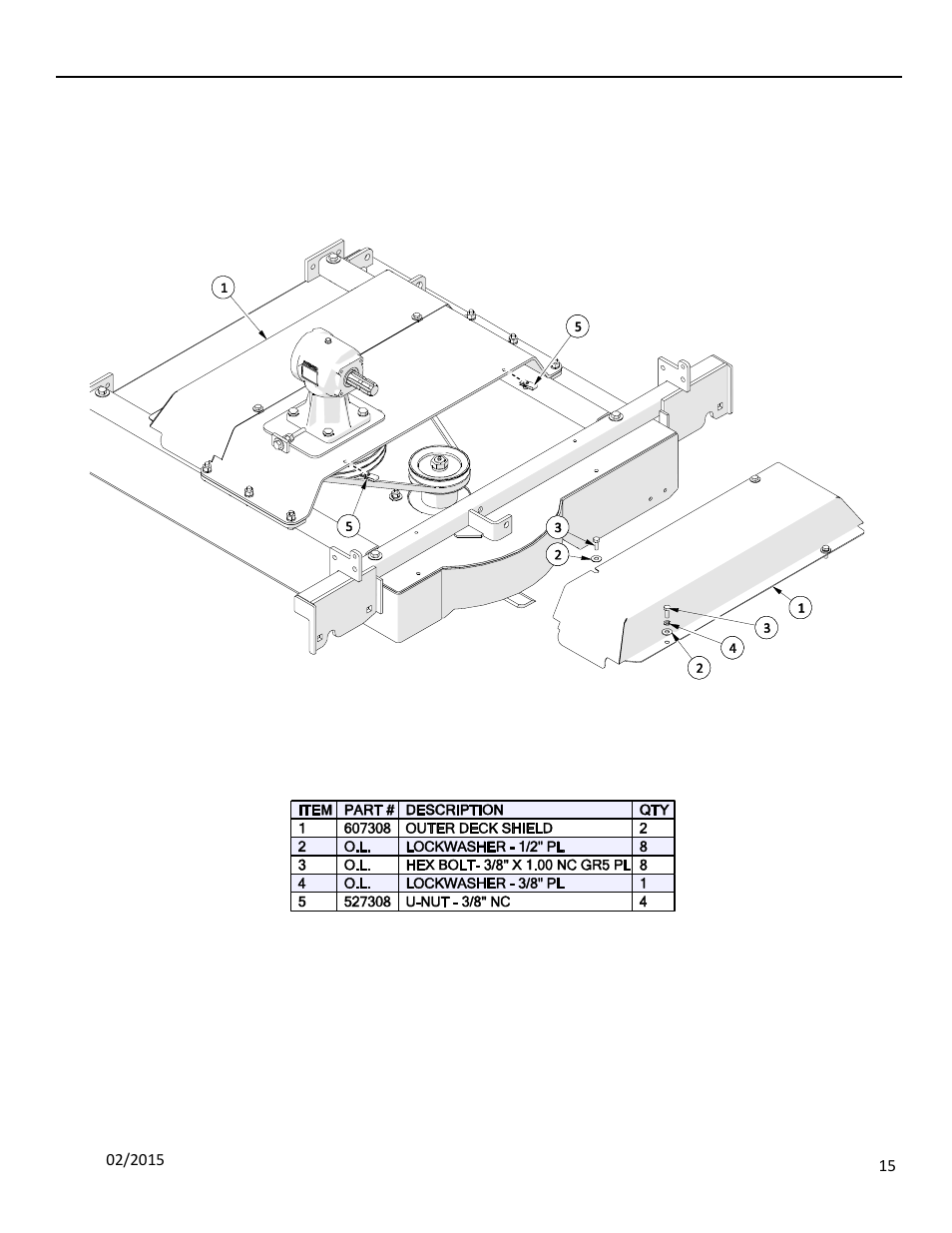 10 outer wing deck guarding, Uter, Uarding | Progressive Turf Equipment TDR-30 User Manual | Page 63 / 88