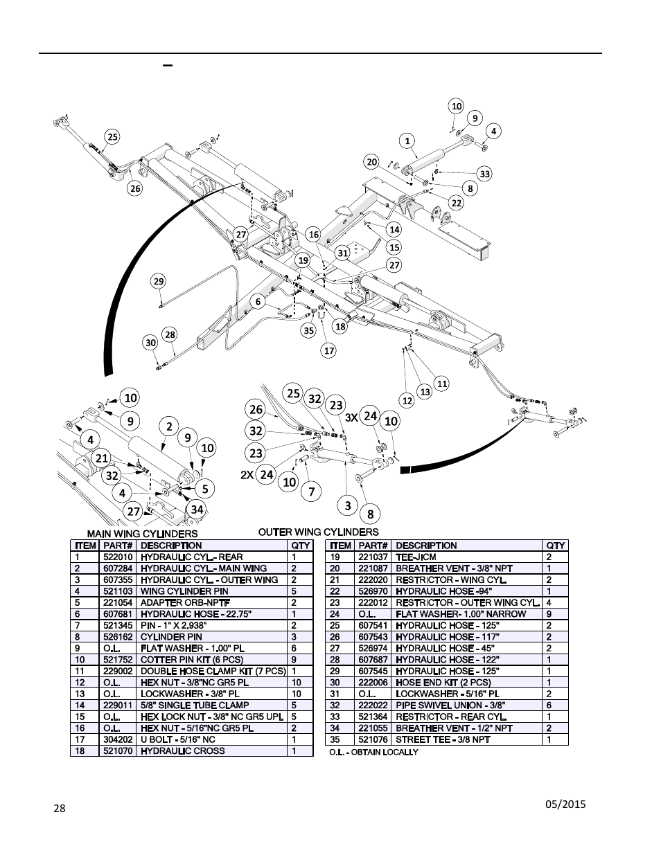 2 hydraulics – serial #15301011 & up | Progressive Turf Equipment TDR-30 User Manual | Page 76 / 88