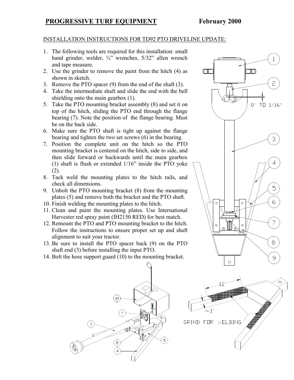 Progressive Turf Equipment 522407 User Manual | Page 2 / 5