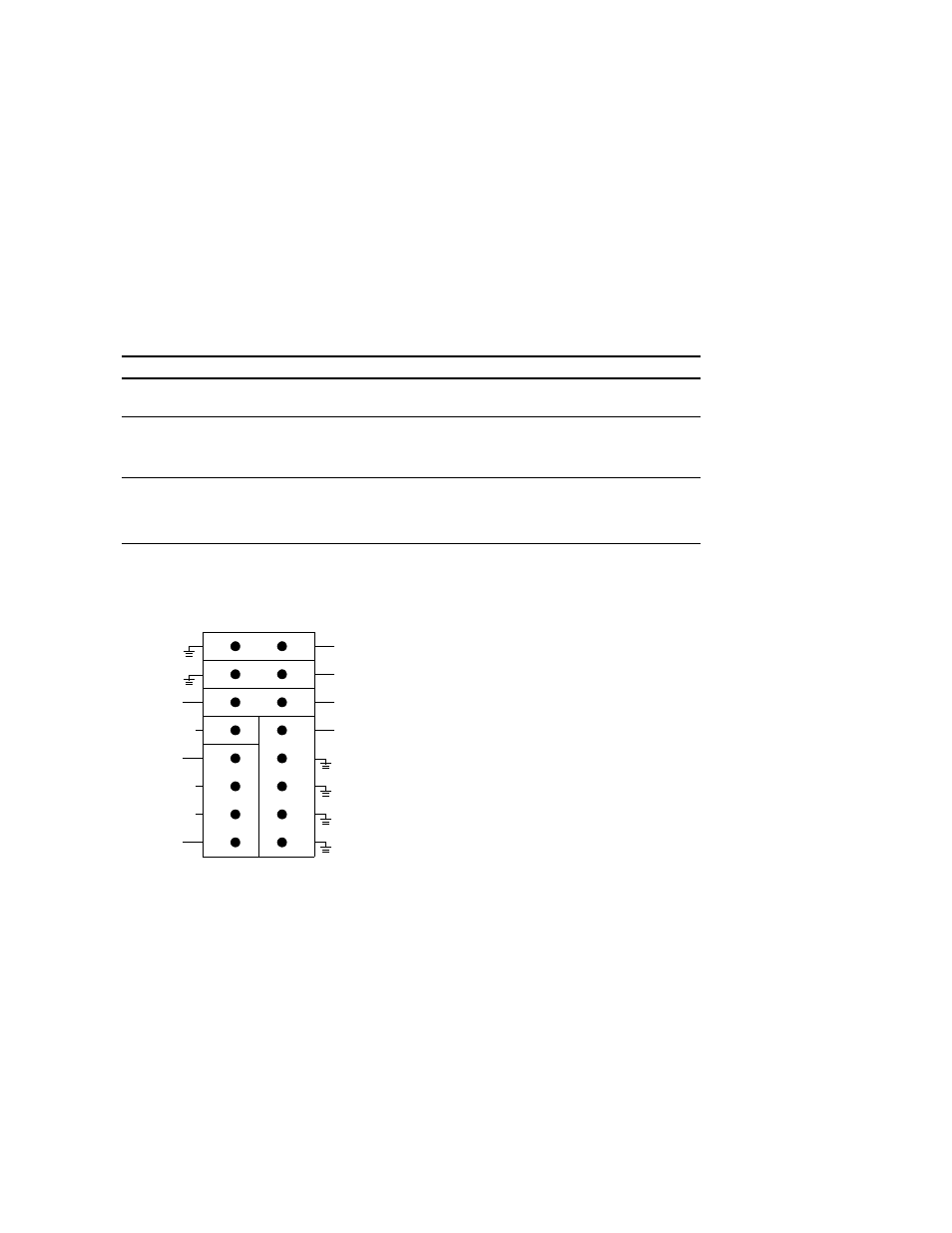 Figure 2–3 multipurpose connector pinouts, Multipurpose connector pinouts, Alphapc 164sx connector pinouts | Compaq 164SX User Manual | Page 35 / 72