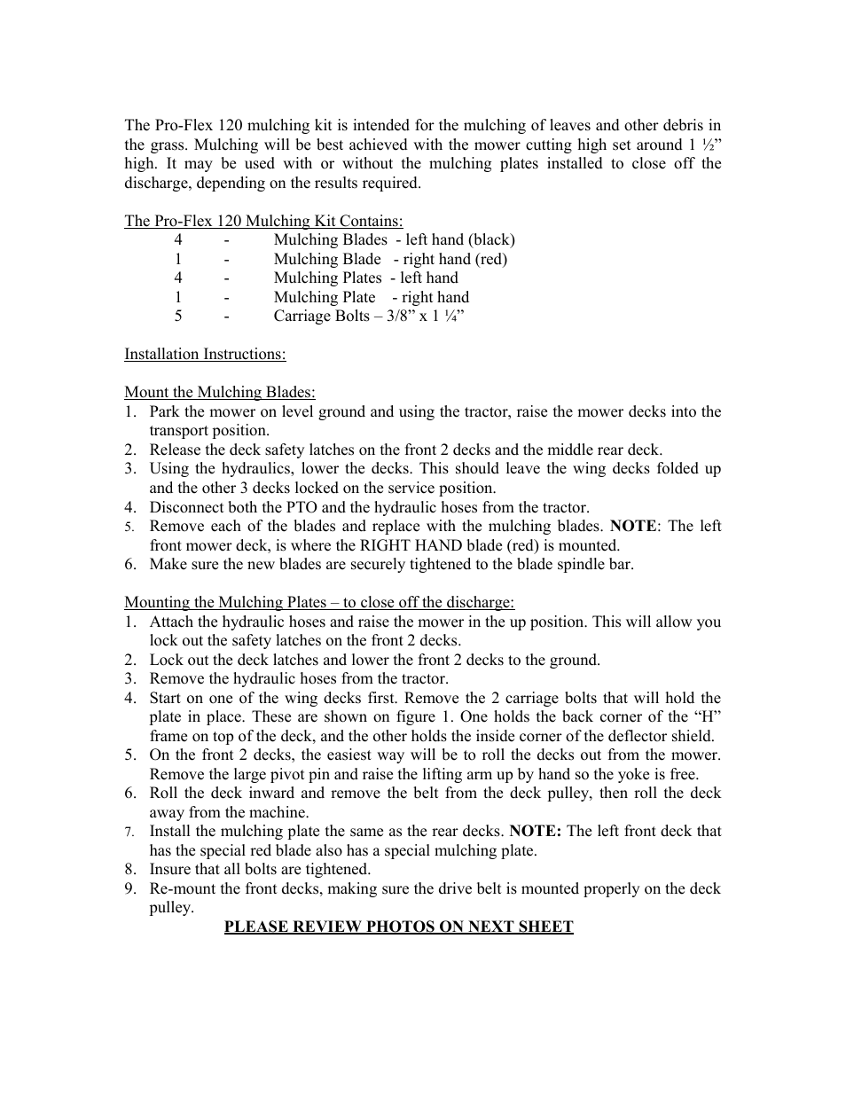 Progressive Turf Equipment 600501 User Manual | Page 2 / 3