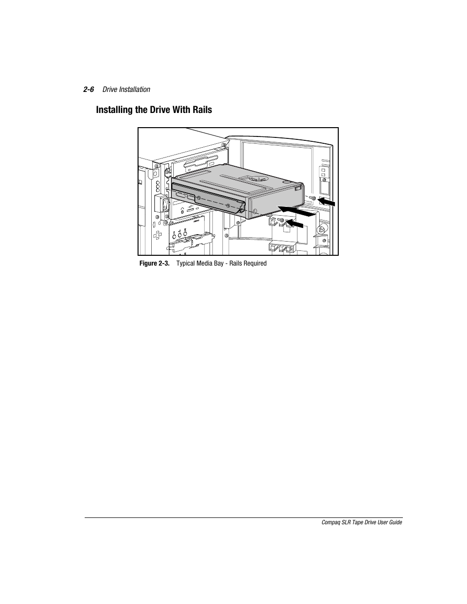 Installing the drive with rails | Compaq 340622-002 User Manual | Page 18 / 79