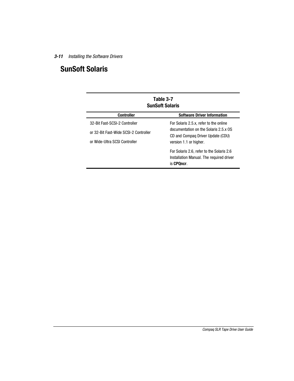 Sunsoft solaris | Compaq 340622-002 User Manual | Page 32 / 79
