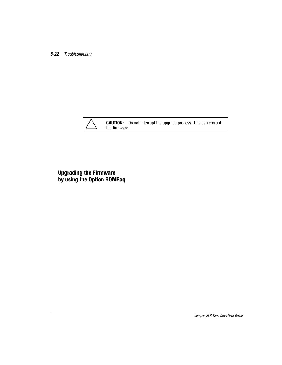 Upgrading the firmware by using the option rompaq | Compaq 340622-002 User Manual | Page 63 / 79