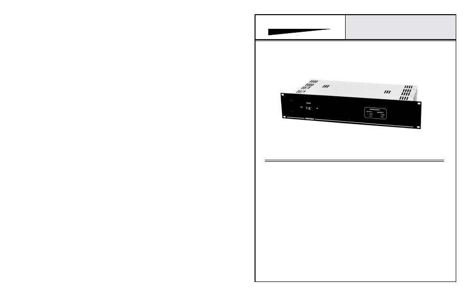 Protech Audio 66708 User Manual | 2 pages