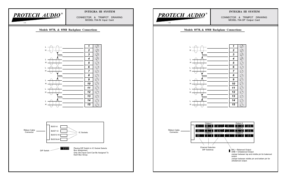 Protech audio, Integra iii system | Protech Audio 704-IN User Manual | Page 4 / 4