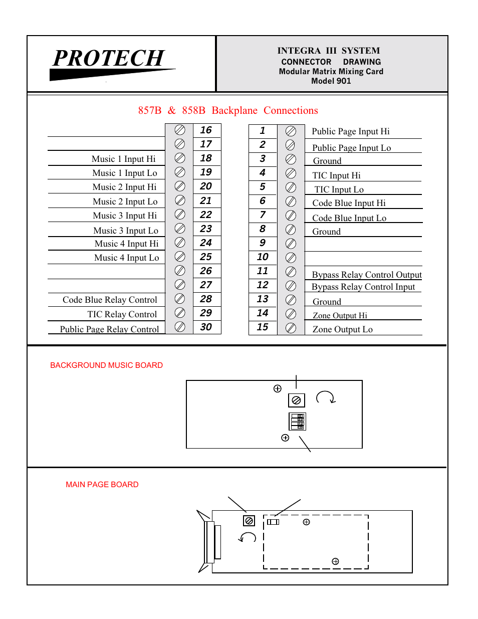 Protech | Protech Audio 901 User Manual | Page 3 / 4