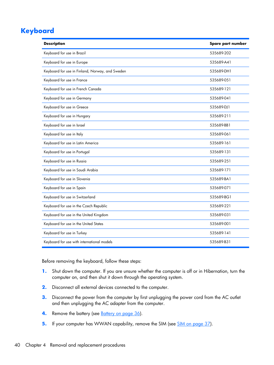 Keyboard | Compaq 102 User Manual | Page 48 / 119