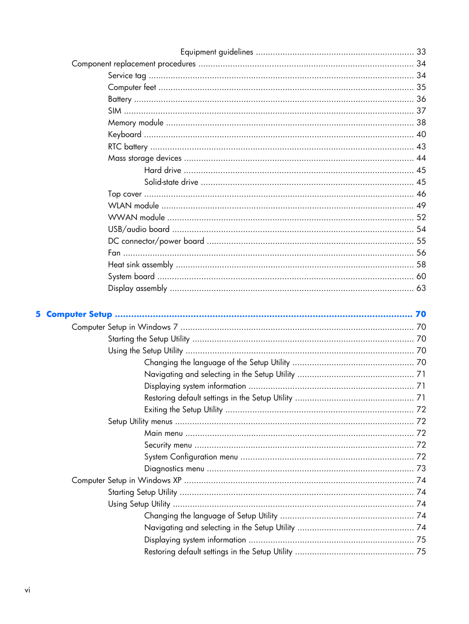 Compaq 102 User Manual | Page 6 / 119