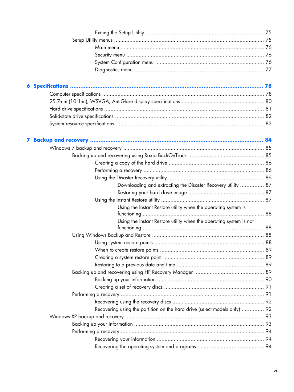 Compaq 102 User Manual | Page 7 / 119