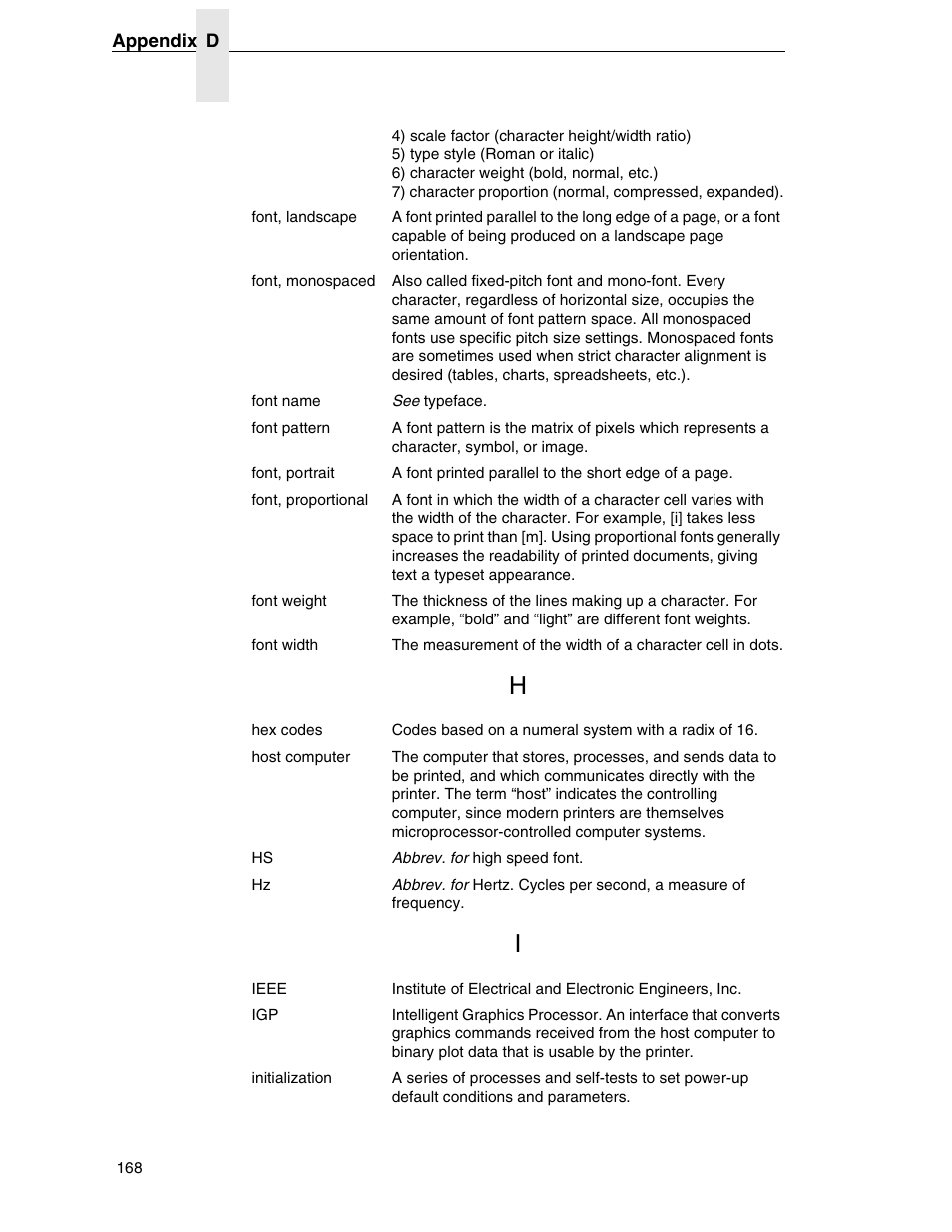 Compaq P5000 Series User Manual | Page 168 / 186