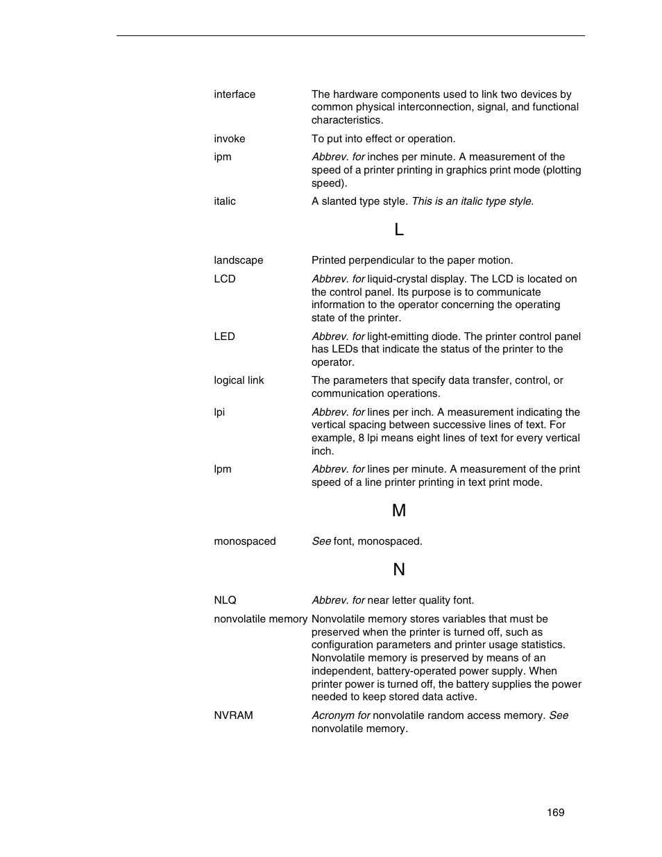 Compaq P5000 Series User Manual | Page 169 / 186