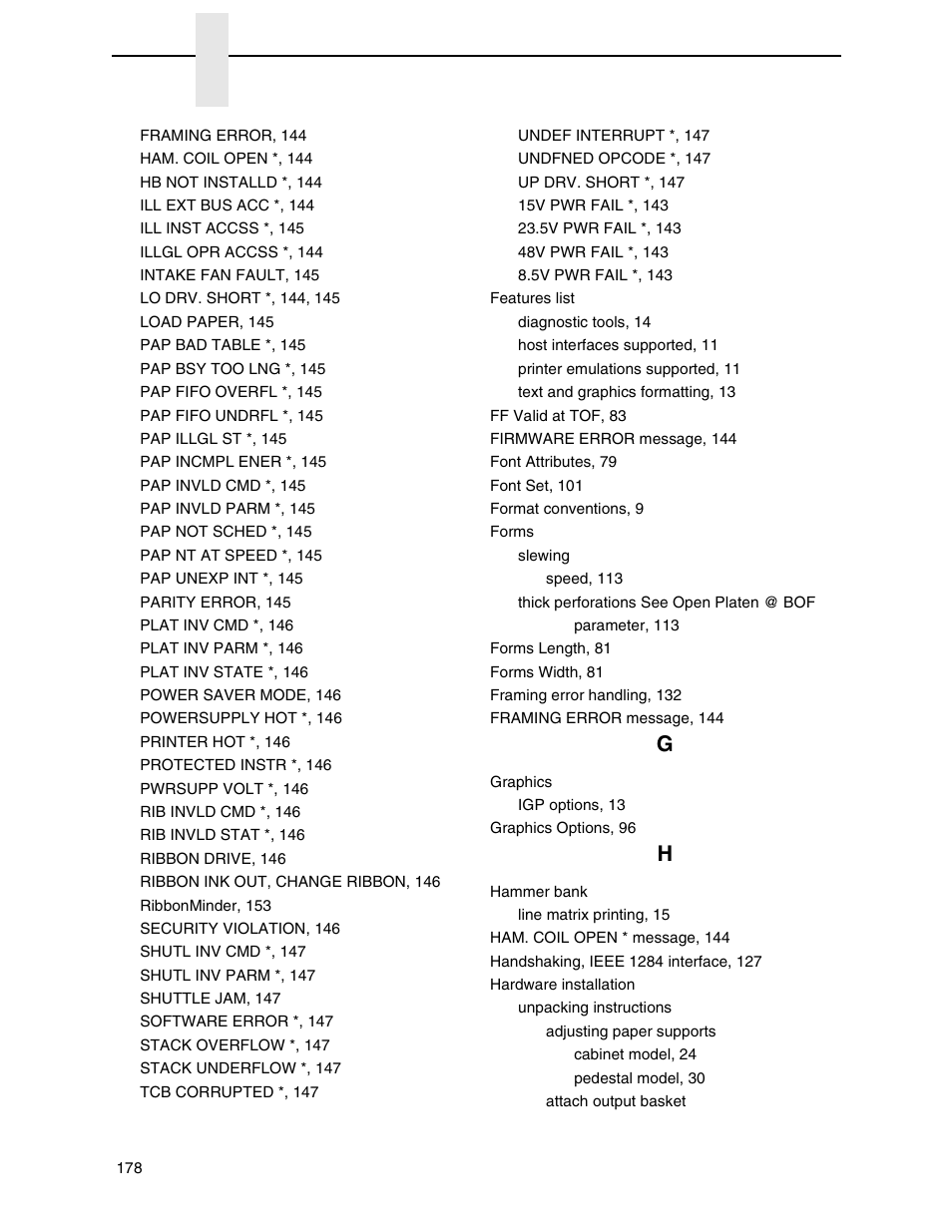Compaq P5000 Series User Manual | Page 178 / 186