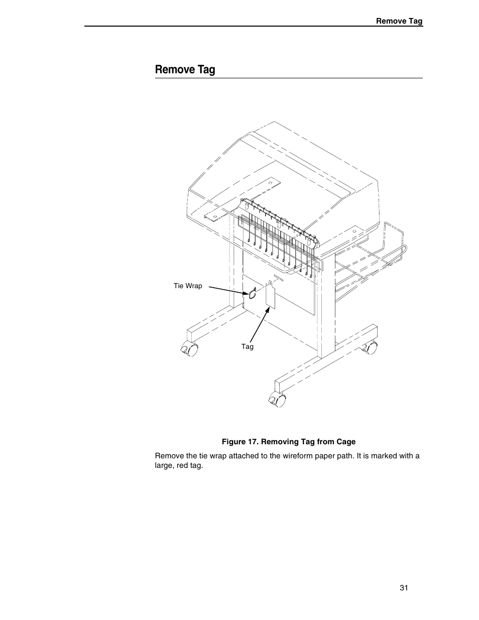 Remove tag | Compaq P5000 Series User Manual | Page 31 / 186