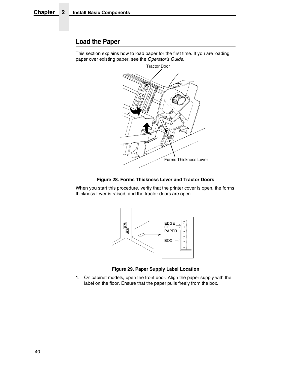 Load the paper | Compaq P5000 Series User Manual | Page 40 / 186