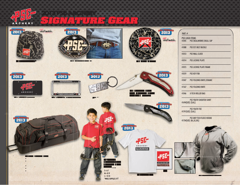 Ignature, 2013 pse archery | PSE Archery Signature Gear 2013 User Manual | Page 5 / 6