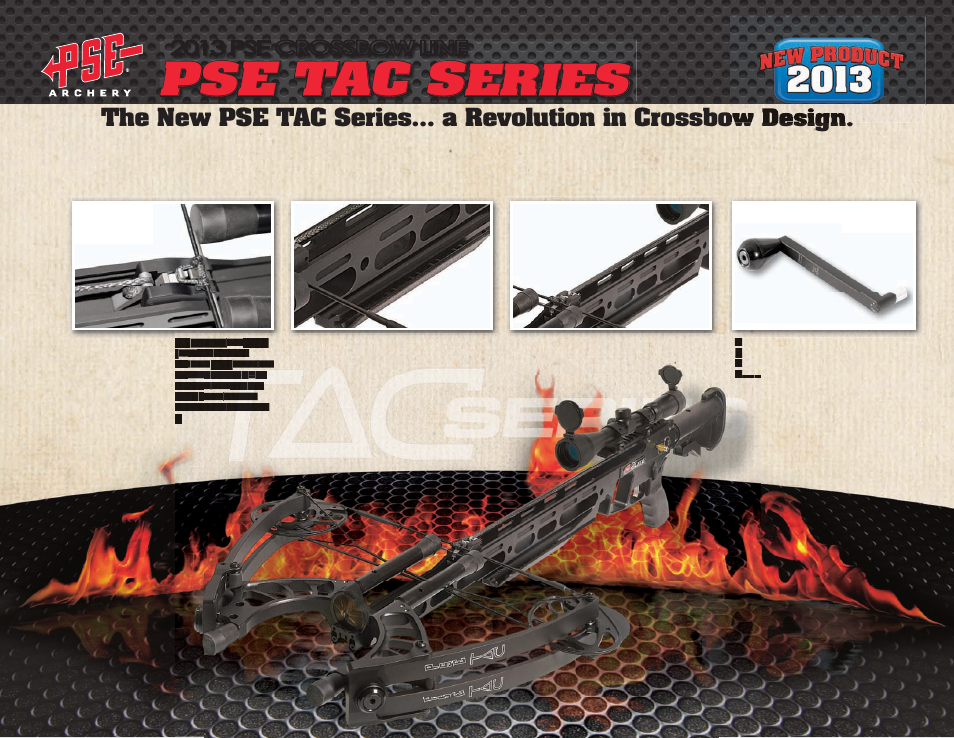 Pse tac s, Eries, 2013 pse crossbow line | PSE Archery Crossbows 2013 User Manual | Page 2 / 11