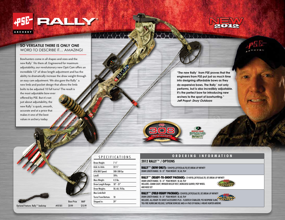 Rally | PSE Archery Mainline Bows 2012 User Manual | Page 8 / 13
