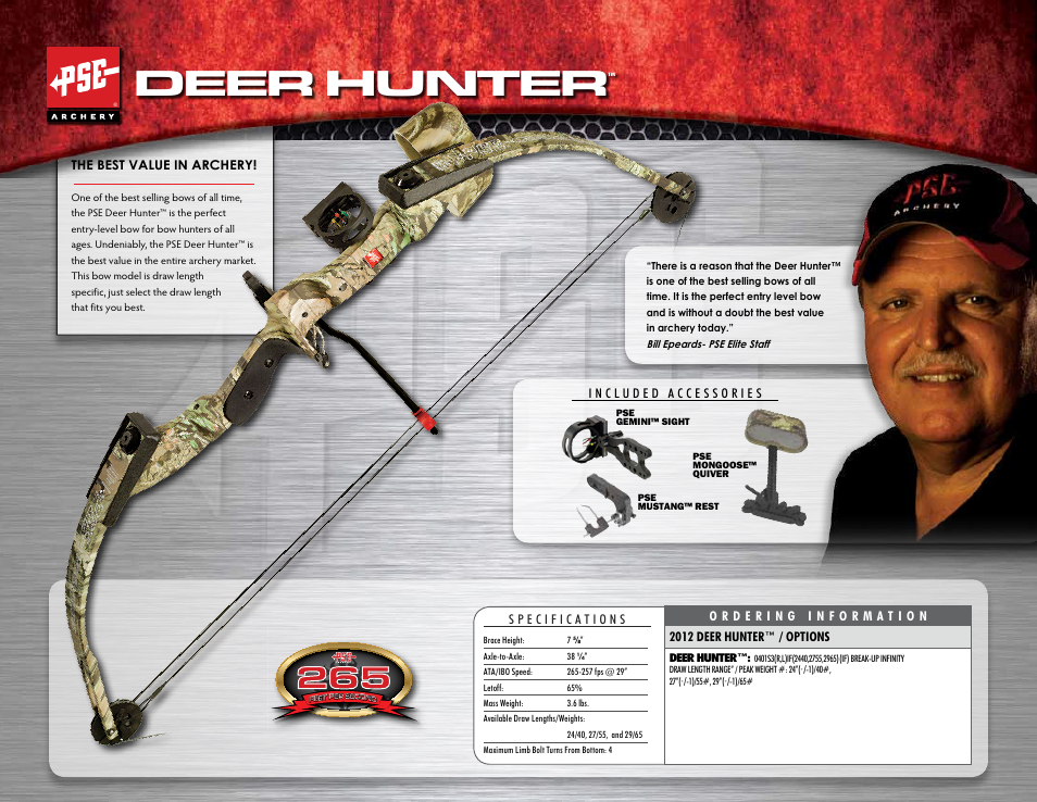 Deer hunter | PSE Archery Mainline Bows 2012 User Manual | Page 9 / 13