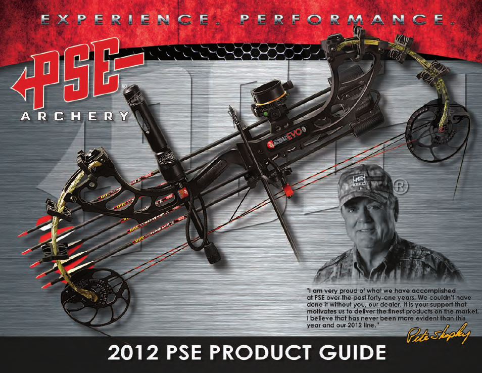 PSE Archery Pro Series Bows 2012 User Manual | 14 pages