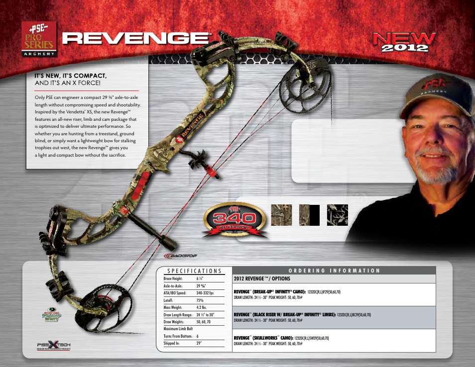Revenge | PSE Archery Pro Series Bows 2012 User Manual | Page 10 / 14