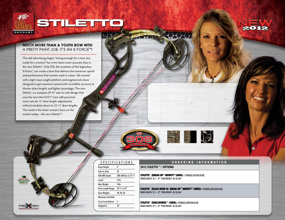 Stiletto | PSE Archery Pro Series Bows 2012 User Manual | Page 11 / 14