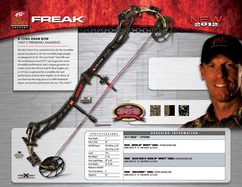 Freak | PSE Archery Pro Series Bows 2012 User Manual | Page 12 / 14