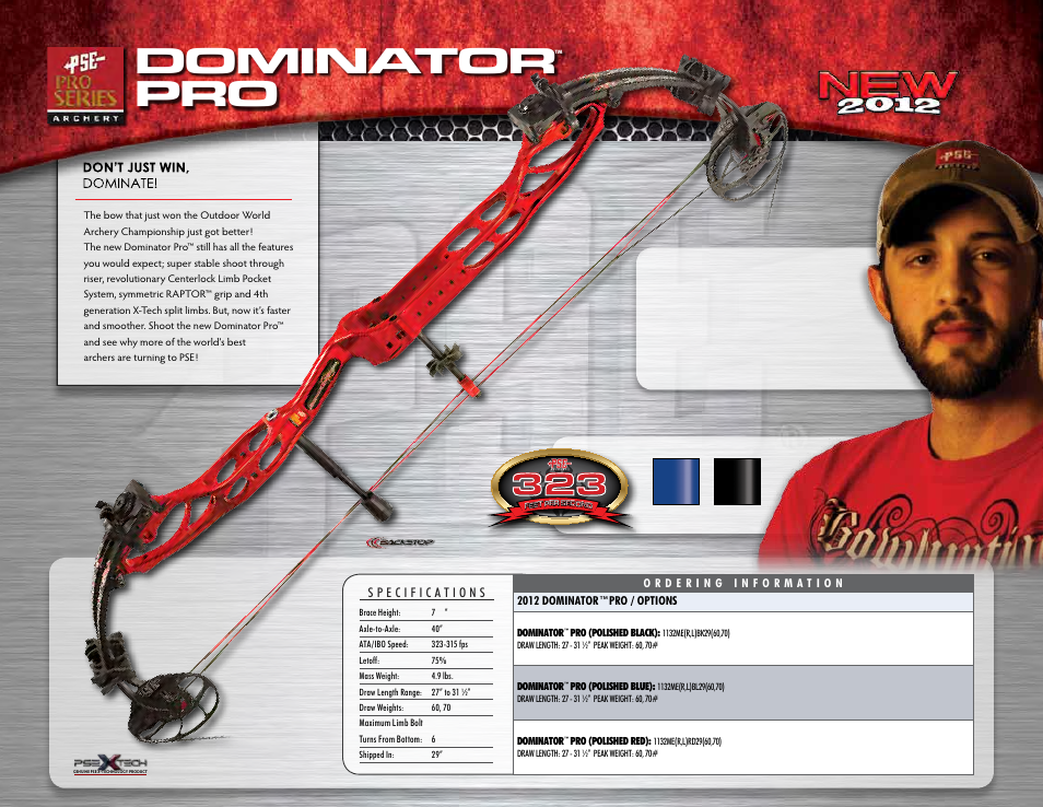Dominator | PSE Archery Pro Series Bows 2012 User Manual | Page 13 / 14