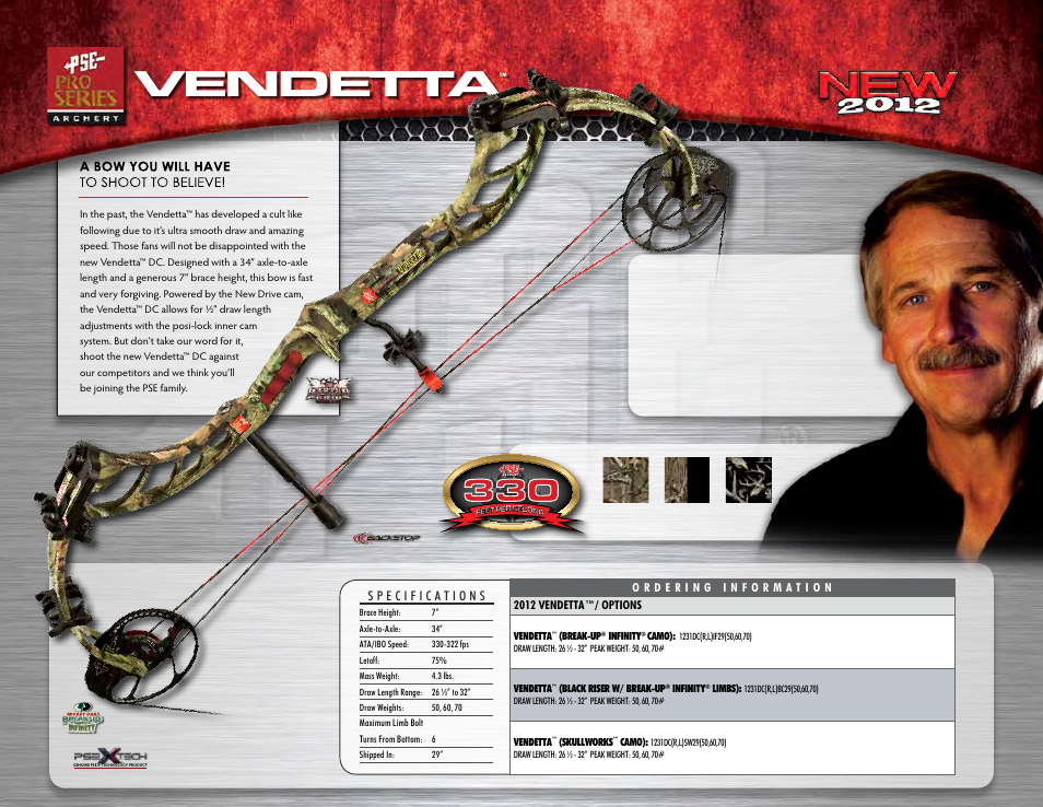 Vendetta | PSE Archery Pro Series Bows 2012 User Manual | Page 9 / 14