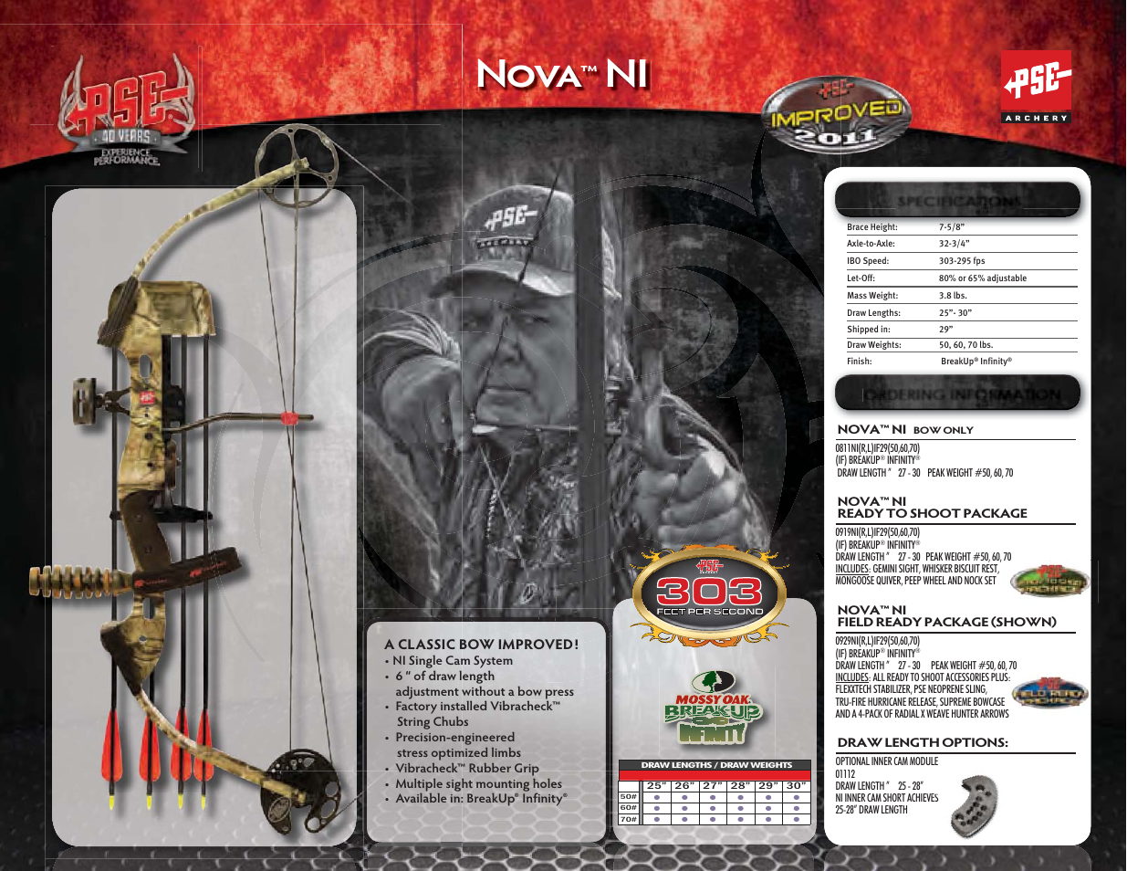 Nova, A classic bow improved | PSE Archery Mainline Bows 2011 User Manual | Page 11 / 16