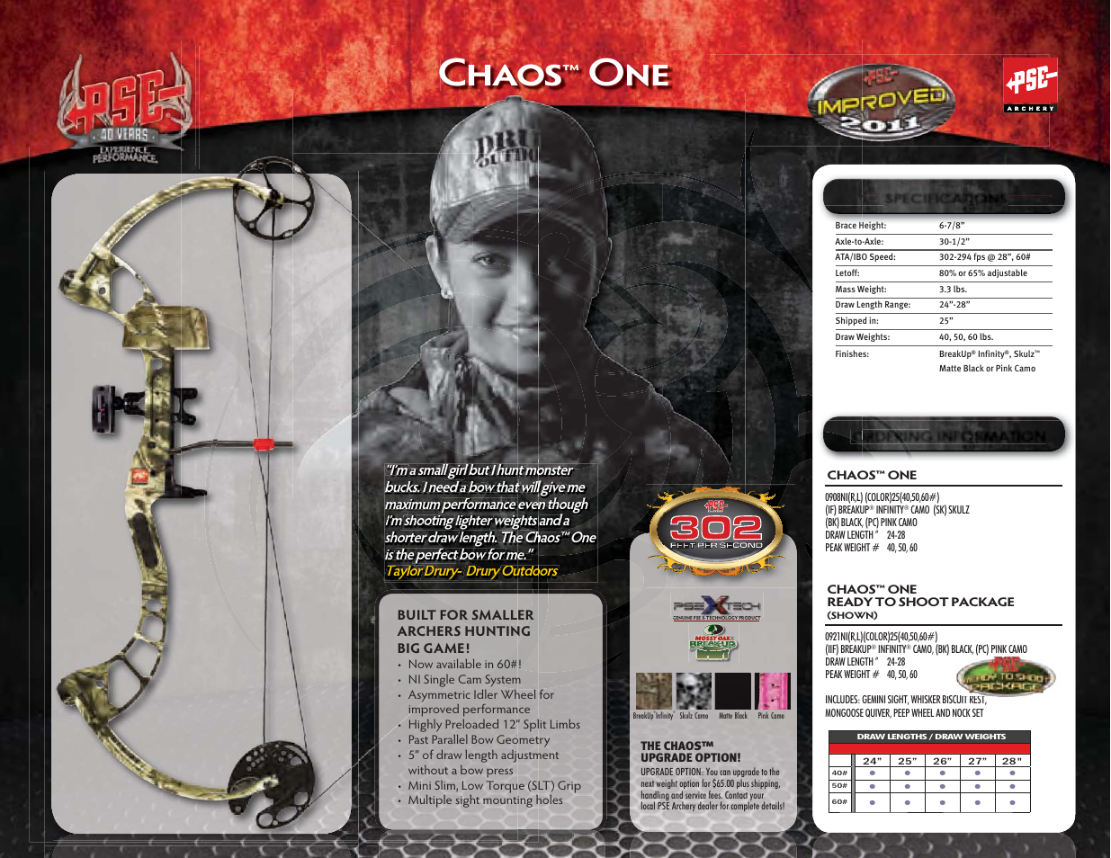 Chaos | PSE Archery Mainline Bows 2011 User Manual | Page 13 / 16