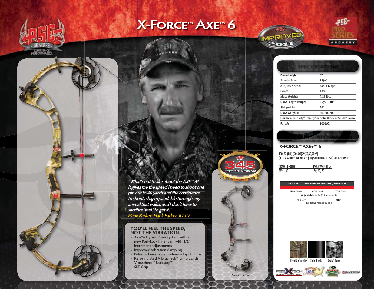 X-force | PSE Archery Pro Series Bows 2011 User Manual | Page 11 / 16