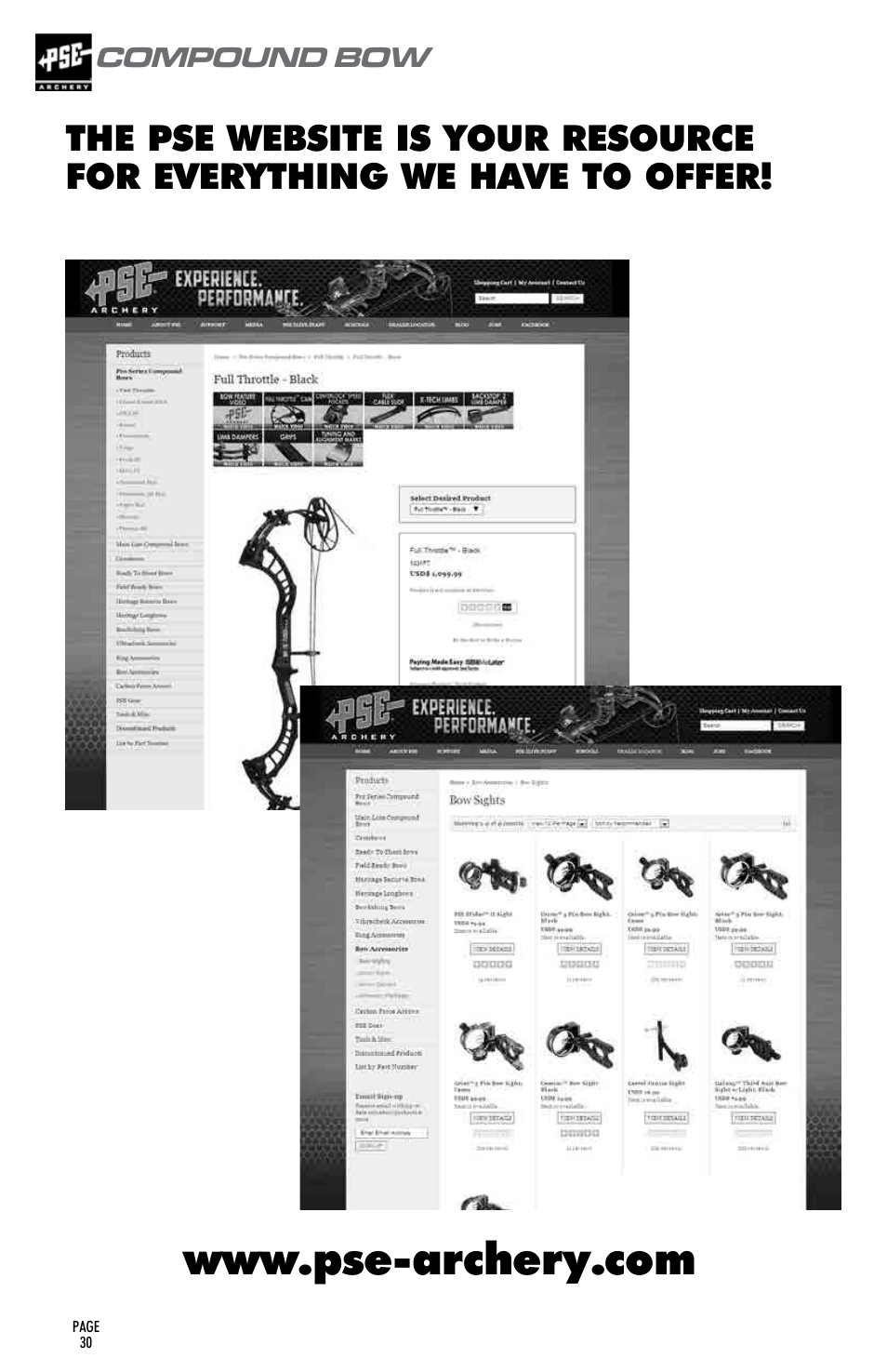 PSE Archery Compound Bow 2015 User Manual | Page 29 / 42