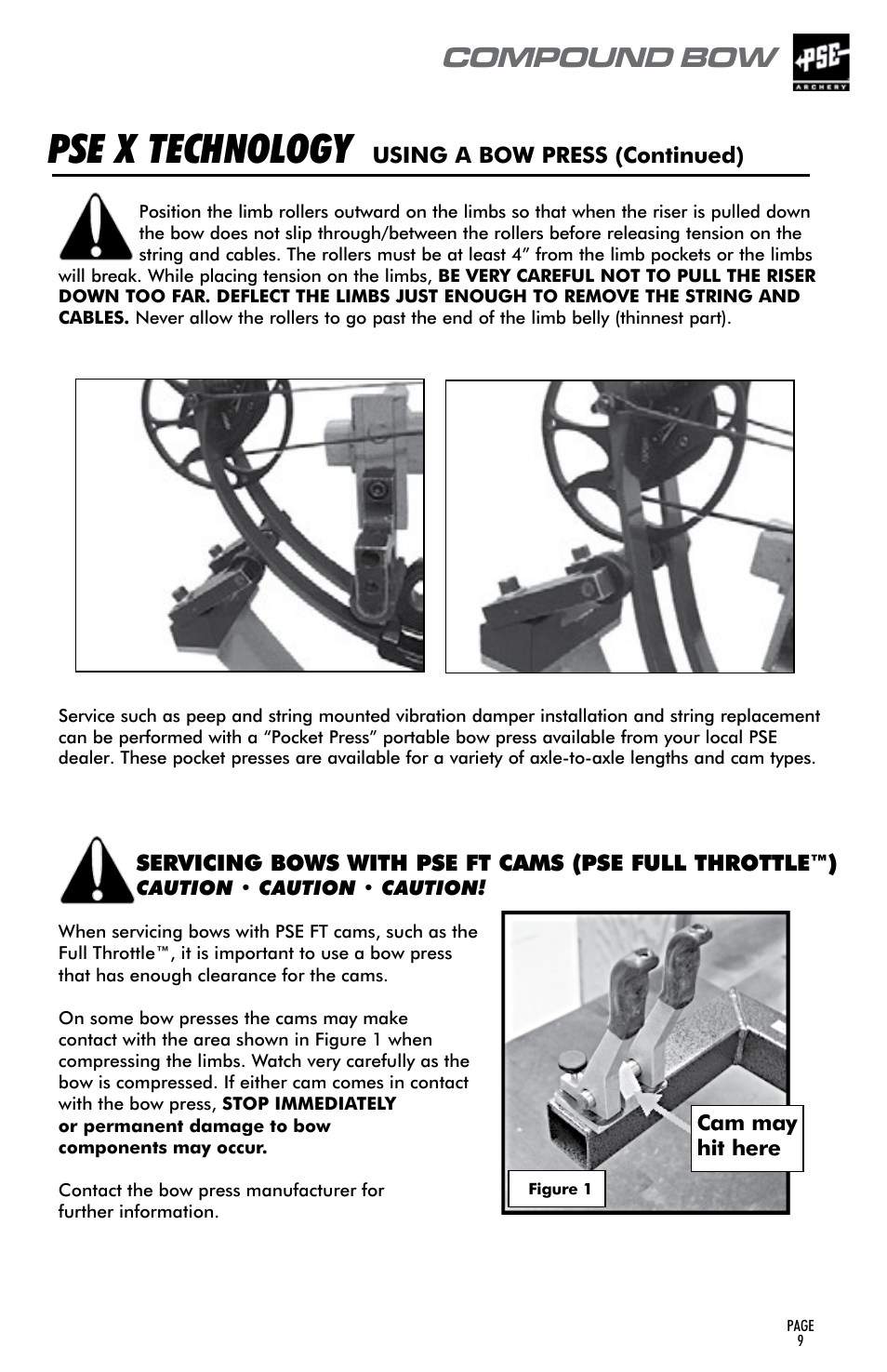 Pse x technology, Compound bow | PSE Archery Compound Bow 2015 User Manual | Page 8 / 42