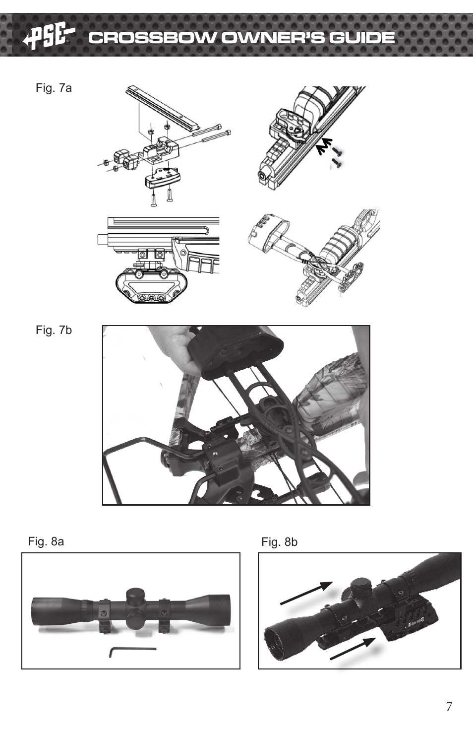 Crossbow owner’s guide | PSE Archery Fang Crossbow 2015 User Manual | Page 7 / 12