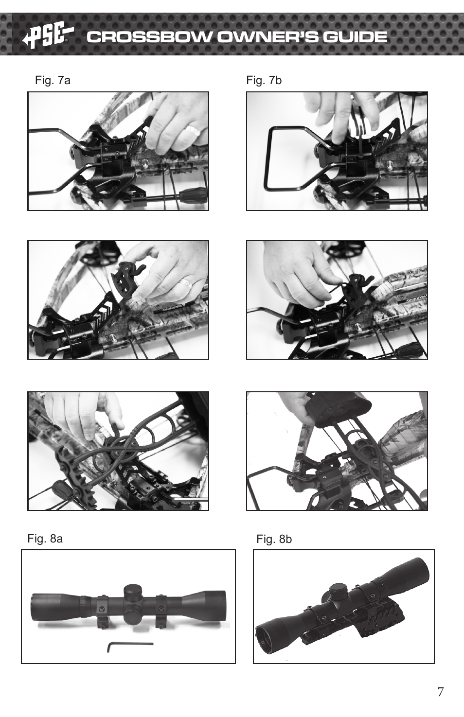 Crossbow owner’s guide | PSE Archery Vector Crossbow 2015 User Manual | Page 7 / 12