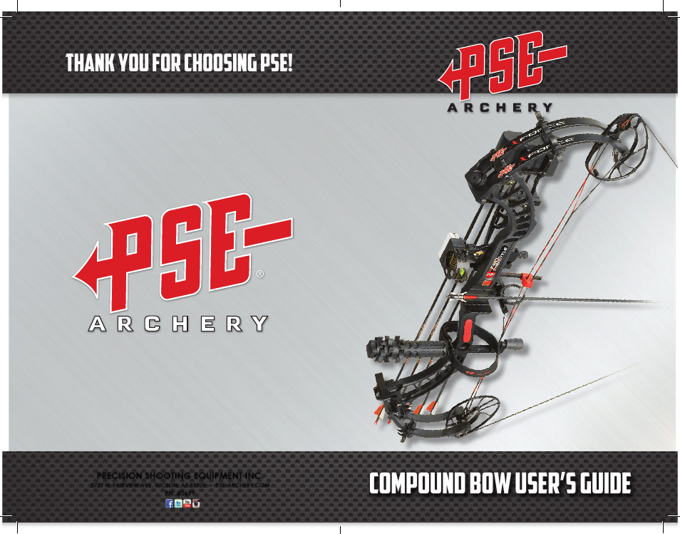 Compound bow user’s guide | PSE Archery Bow 2014 User Manual | Page 44 / 44