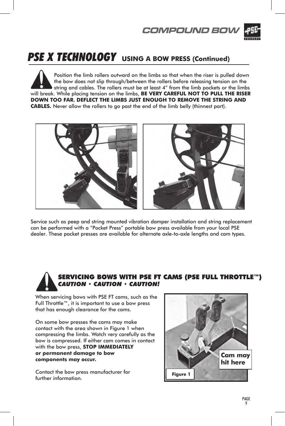 Pse x technology, Compound bow | PSE Archery Bow 2014 User Manual | Page 9 / 44