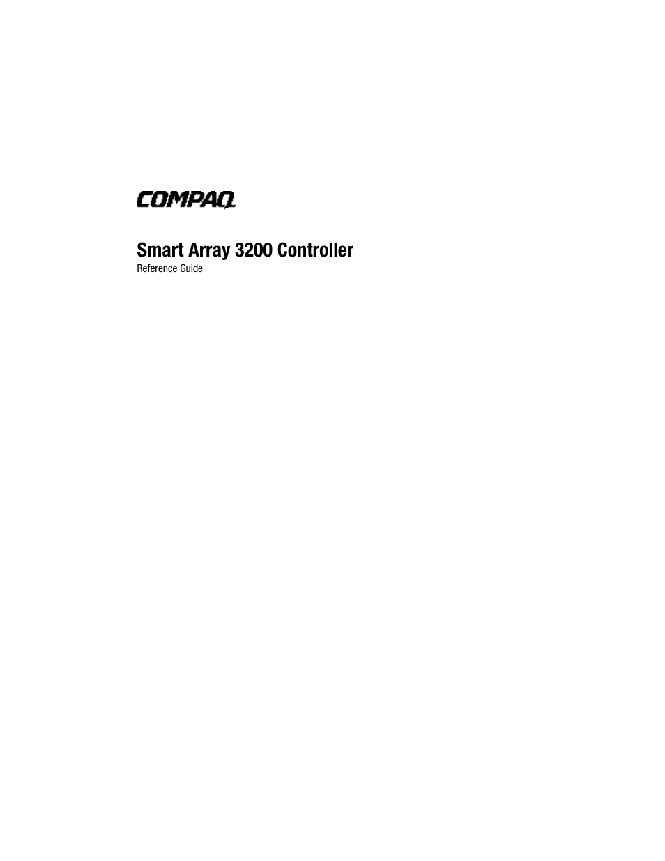 Compaq 3200 User Manual | 211 pages