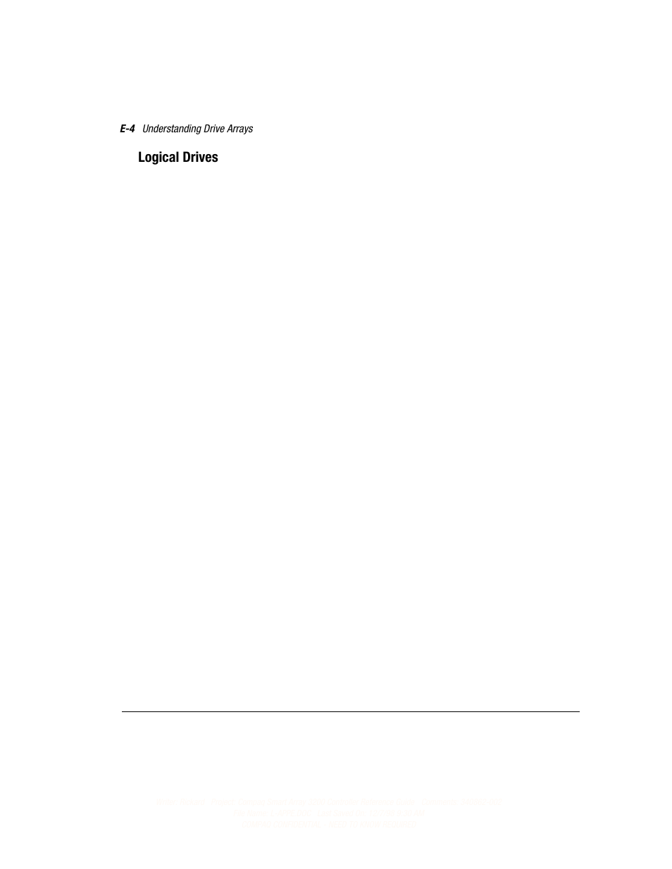 Logical drives | Compaq 3200 User Manual | Page 146 / 211