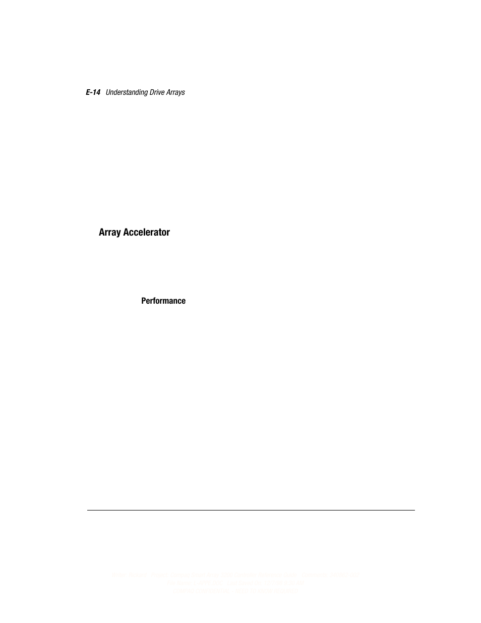 Array accelerator | Compaq 3200 User Manual | Page 156 / 211