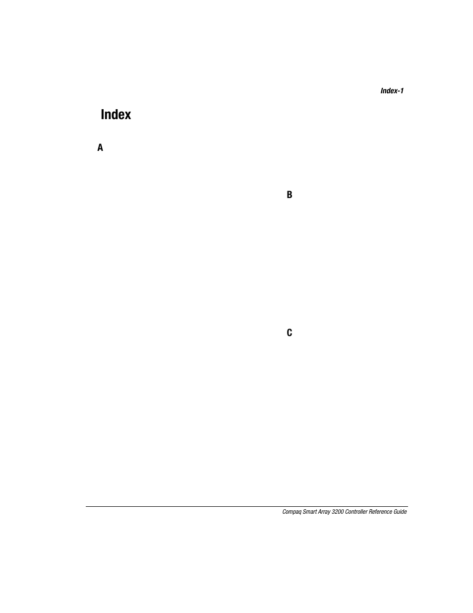 Index | Compaq 3200 User Manual | Page 203 / 211