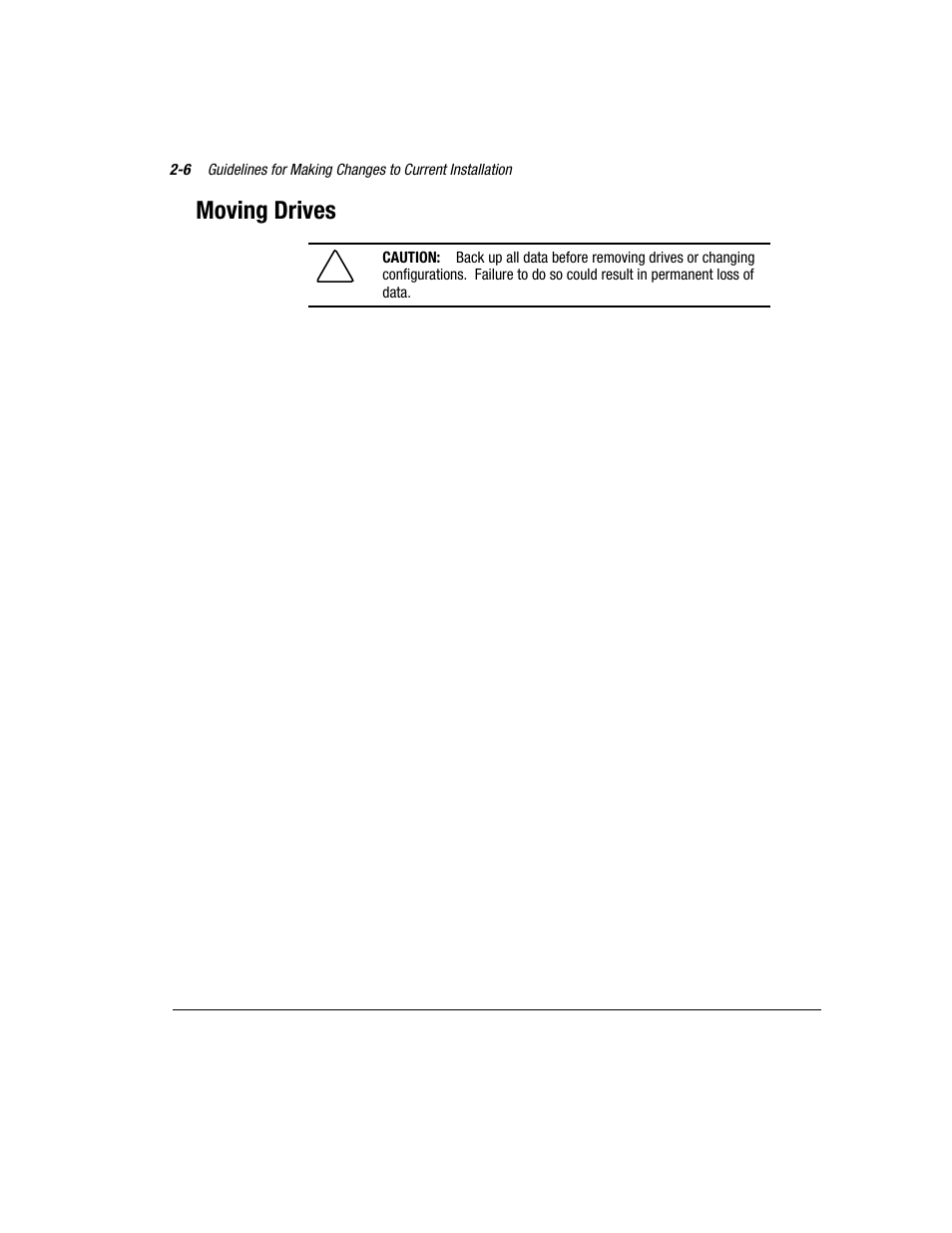 Moving drives | Compaq 3200 User Manual | Page 26 / 211