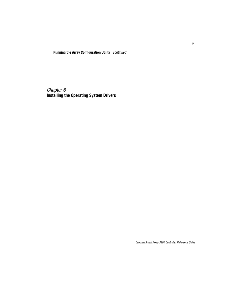 Chapter 6 | Compaq 3200 User Manual | Page 5 / 211