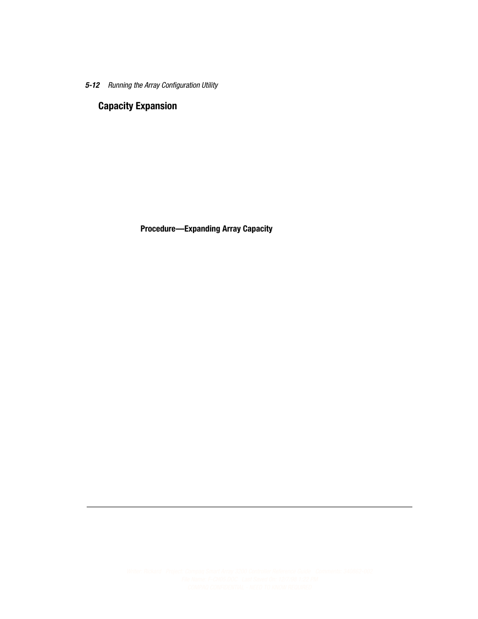 Capacity expansion | Compaq 3200 User Manual | Page 56 / 211