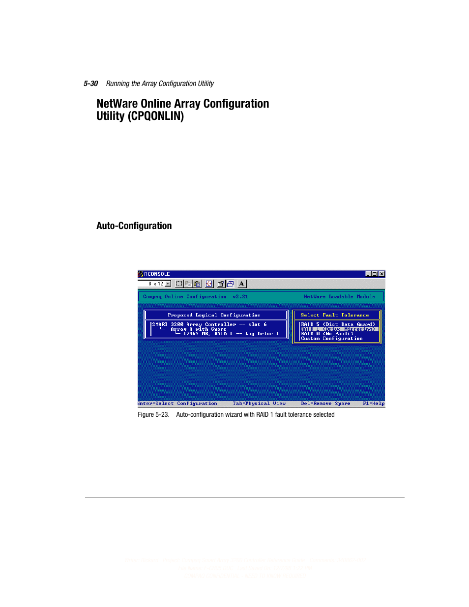 Auto-configuration | Compaq 3200 User Manual | Page 74 / 211