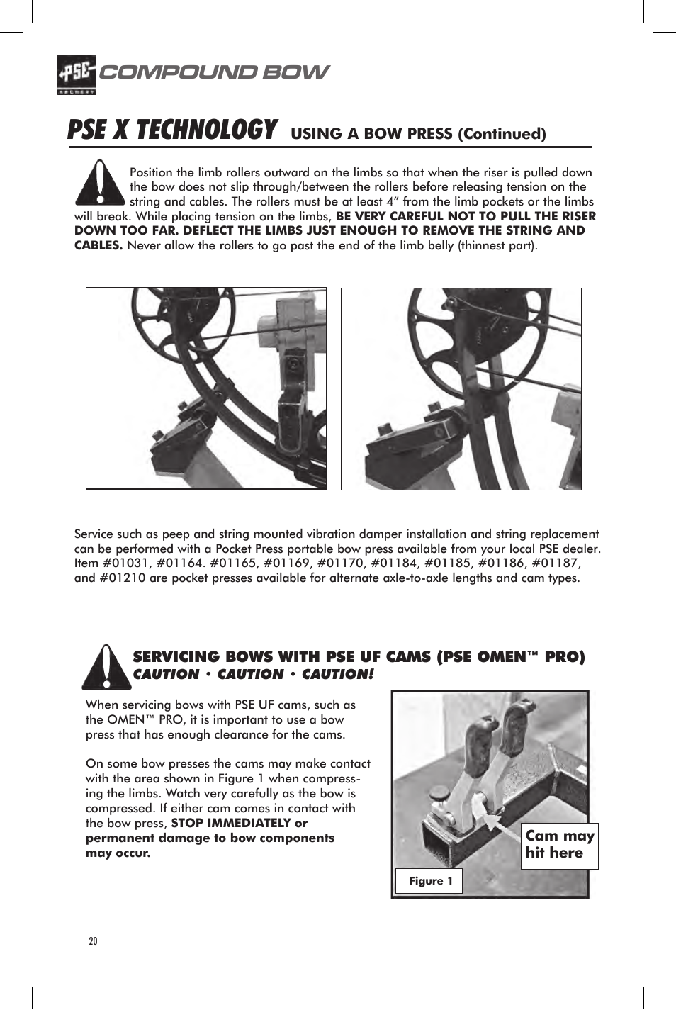 Pse x technology, Compound bow | PSE Archery Bow 2013 User Manual | Page 20 / 24